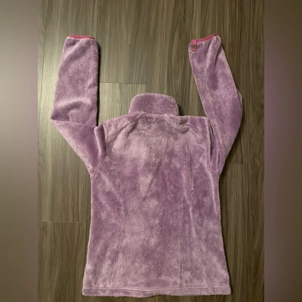 The North Face Kids Fleece Osito Jacket in Purple and Pink size L
